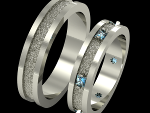 fashion wedding ring 3D Print Model