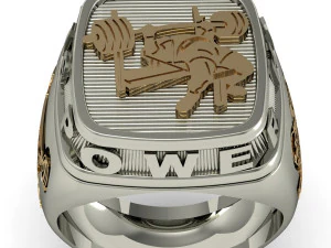 mans ring power strength gym 3D Print Model