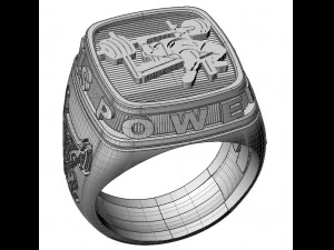 mans ring power strength gym 3D Print Model