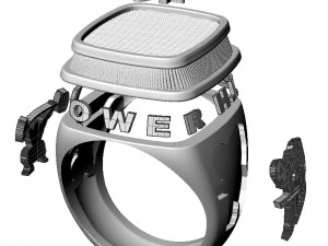 mans ring power strength gym 3D Print Model