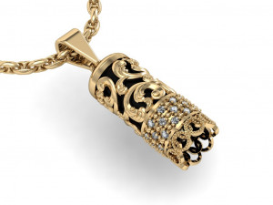eastern earrings and pendant 3D-printmodel
