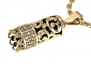 eastern earrings and pendant 3D-printmodel