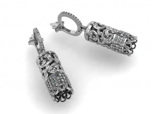 eastern earrings and pendant 3D Print Model