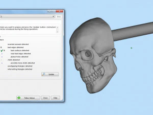 stud earring human scull 3D Print Model