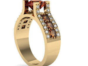 engagement ring 3D Print Model