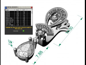 fine earrings with precious stonesfine earrings with precious stonesfine earrings with precious ston 3D Print Model