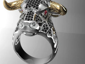 toro da circo maschile Modello di stampa 3D