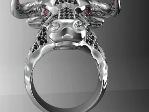 male ring bull 3D Print Model