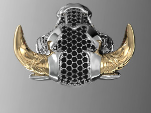 male ring bull 3D printmodel
