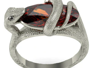 fashion snake ring 3D Print Model