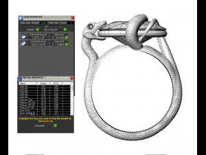 fashion snake ring 3D Print Model