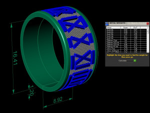ring with roman numerals Model do druku 3D