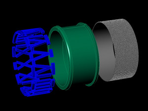 ring with roman numerals Model do druku 3D