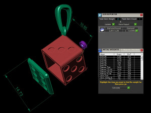 pendant dice Modèles 3D en vedette