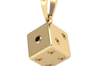 pendant dice 3D Print Model
