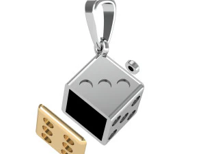 pendant dice 3D Print Model