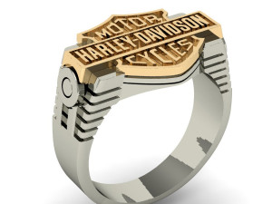 man ring harley-davidson 3D प्रिंट मॉडल