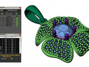 beautiful pendant flower 3D Print Model