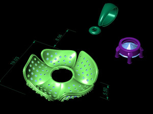beautiful pendant flower 3Dプリントモデル