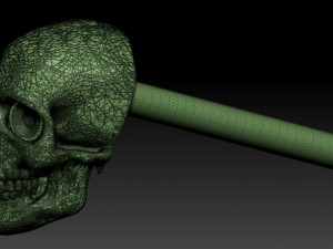 stud earring human scull 3D Принт Модель