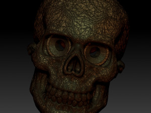 stud earring human scull 3D Принт Модель