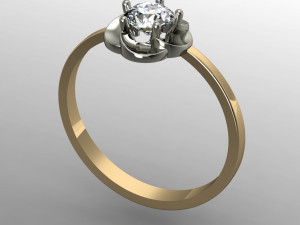 engagement ring 3D प्रिंट मॉडल