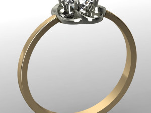 engagement ring 3D प्रिंट मॉडल