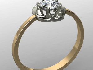 engagement ring 3D प्रिंट मॉडल