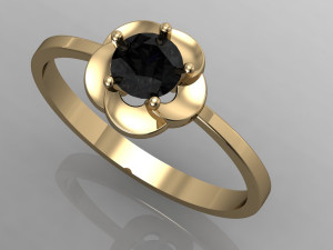 engagement ring 3D प्रिंट मॉडल