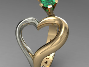 engagement ring 3D Принт Модель