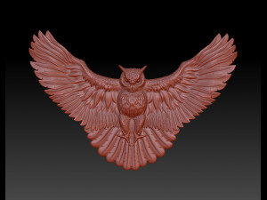 fashion neckless owl with gem Modello di stampa 3D