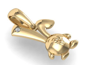 아름다운 펜던트 크로쉬 3D 프린트 모델