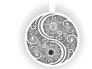 fashion pendant with gems 3D Baskı Modeli