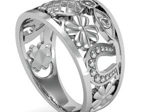 ring elephant owl horseshoe 3D Принт Модель