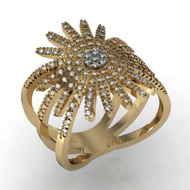 star ring 3D 打印模型 .c4d .max .obj .3ds .fbx .stl .blend 