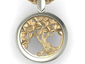 beautyful pendant tree of life Modelo de Impressão 3D