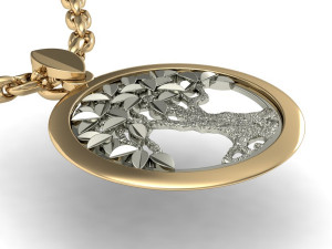 beautyful pendant tree of life Modelo de Impressão 3D