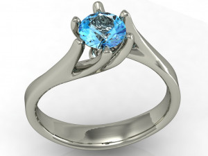 engagement ring 3D Print Model