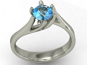 engagement ring 3D Print Model