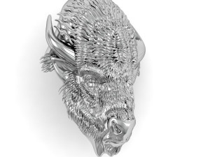 bison head 3D 打印模型