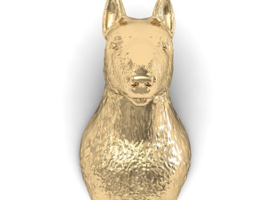 head bull terrier 3D 打印模型