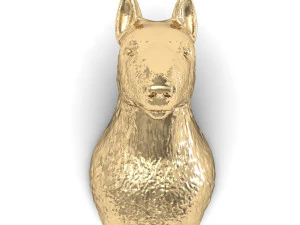 head bull terrier 3D Print Model