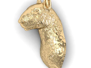 head bull terrier 3D Print Model
