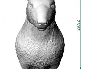head bull terrier 3D Print Model