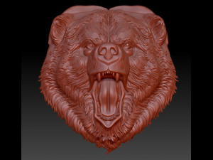 head bear 3Dプリントモデル