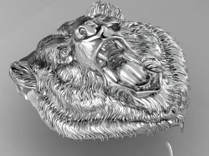head bear 3D Print Model