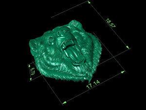 head bear 3Dプリントモデル
