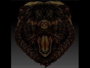 head bear 3Dプリントモデル