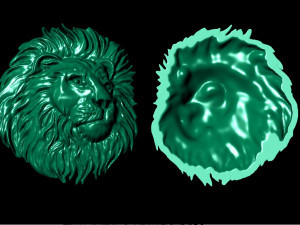 beautiful lion Modelo de impresión 3D