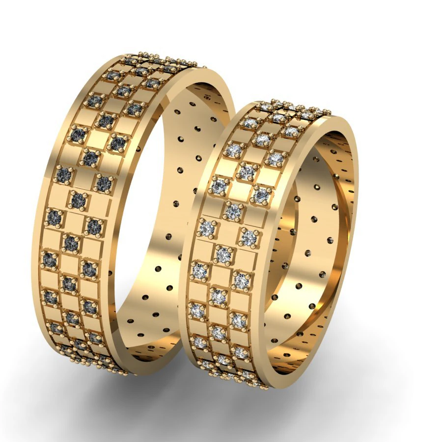 wedding ring 3D Print Model .c4d .max .obj .3ds .fbx .stl .blend 